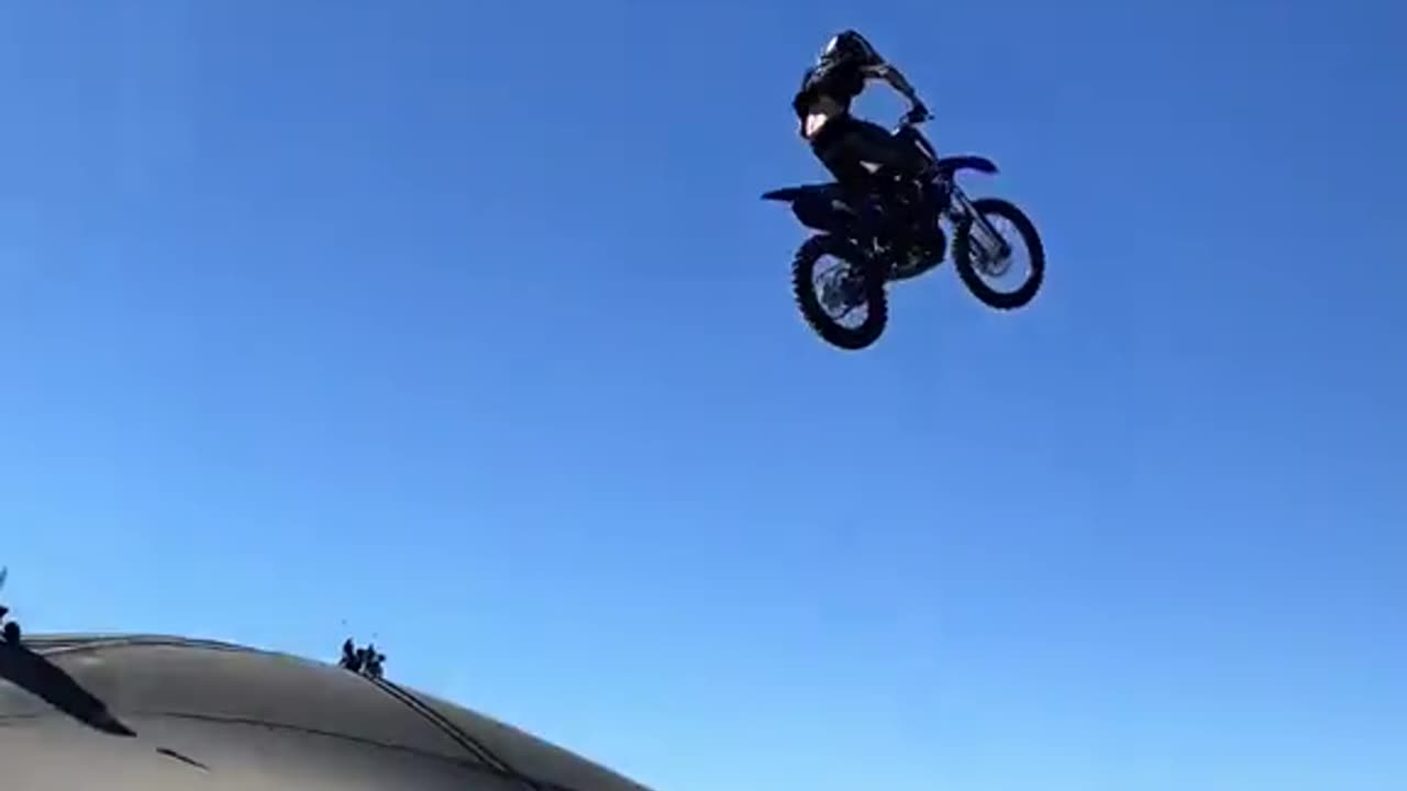 INSANE MOTORCYCLE JUMPS! Beyond Possible in the Desert