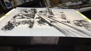 Charcoal Art for Page 48 in 1 minute