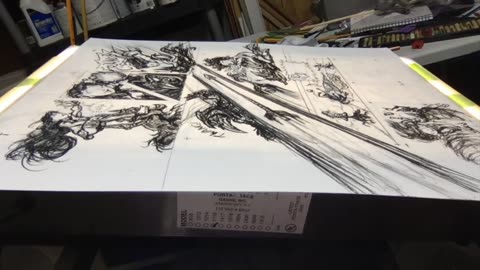 Charcoal Art for Page 48 in 1 minute