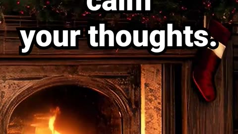 Pause and let the firelight calm your thoughts #christmasmusic #meditation #fireplaceambience