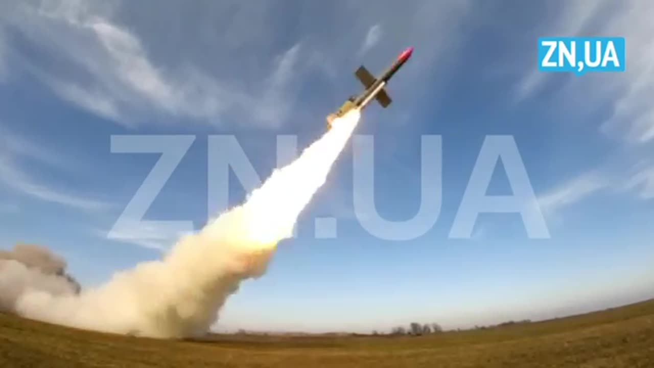 Test launch of the Flamingo rocket