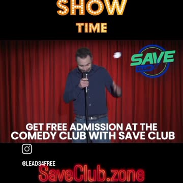 Get FREE admission to the comedy club with Save Club!
