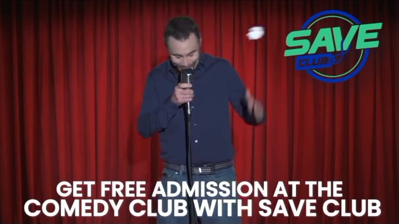 Get FREE admission to the comedy club with Save Club!