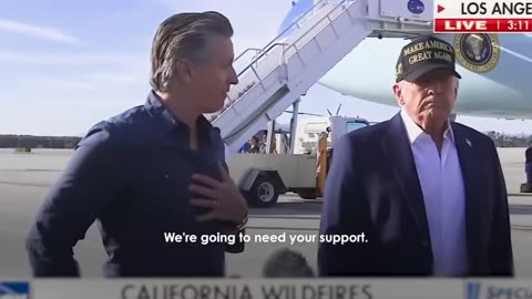 Gavin Newsom Welcomes President Trump to California [Asks For Help]