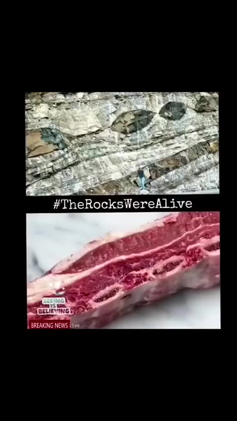 Evidence of petrified giants can be found within rocks and mountains