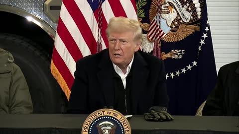 President Trump in Asheville, NC meeting residents still picking up the pieces from Hurricane Helene