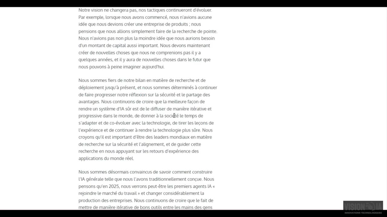La nouvelle déclaration CHOC de Sam Altman, TOUT est sur le point de changer !