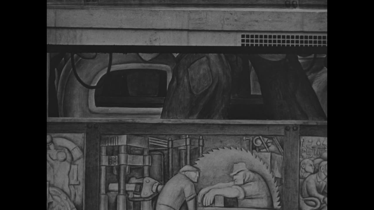 Diego Rivera Industrial M... - Diego Rivera Industrial Mural, Detroit Institute of Arts - fc-fc-2682