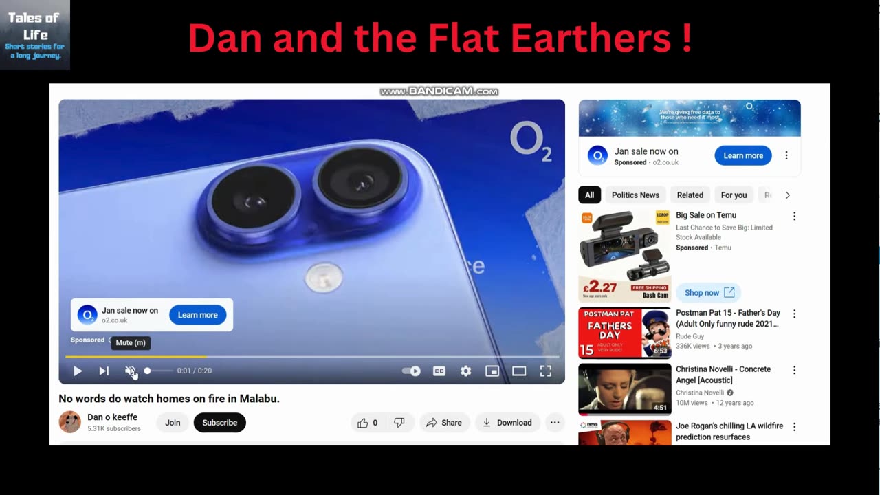 Dan and the Flat Earthers !!