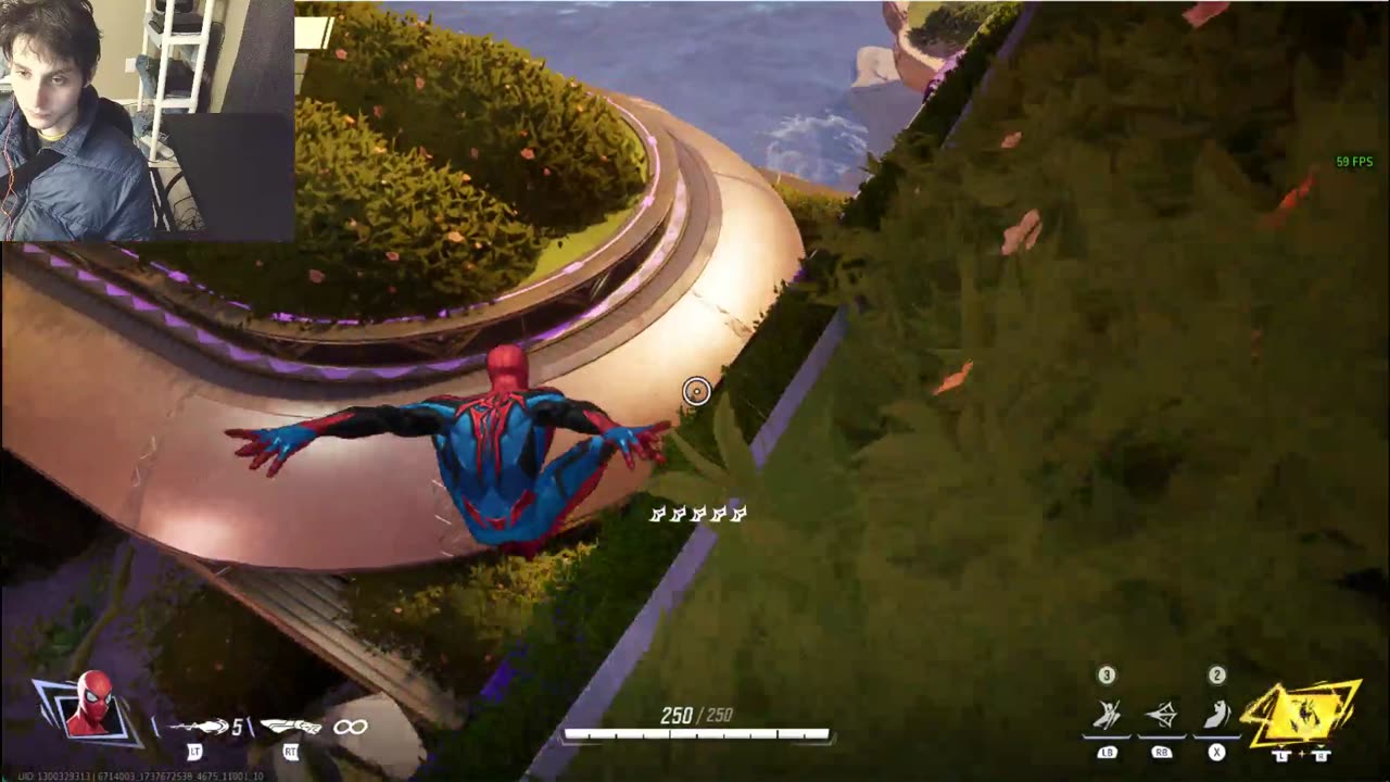 Outtake #306 Of The Tutorial For How To Activate Spider-Man's Wall Crawl Ability In Marvel Rivals