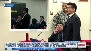 abogado mostro al pollo vivo con el serrano castillo