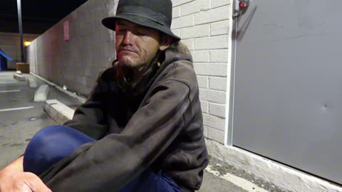 Smokey- 42- Says he is homeless living in a tent awaiting housing