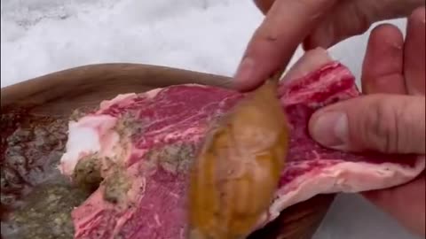 El_Burgusu_ile_İsveç Ocağı Yapımı. Dana T-Bone 🥩 how to make swedish stove