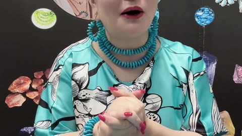 20251019-05 Natural Original Turquoise Earrings Ear-Dotting Emerald