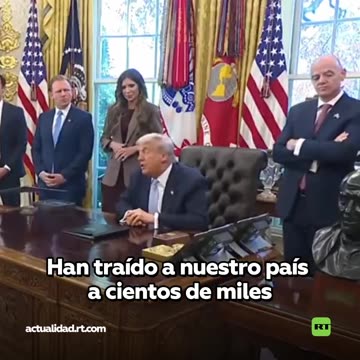 Trump sobre una posible operación terrestre contra Venezuela: "No descarto nada"