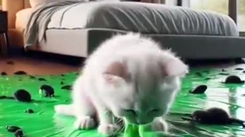 Kitten and the Giant CROW