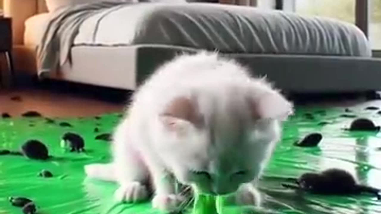 Kitten and the Giant CROW