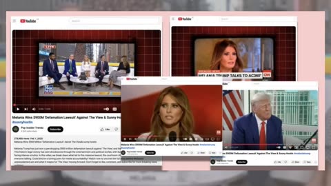 Fact Check: Melania Trump Did NOT Win A $900M Defamation Lawsuit Against 'The View'