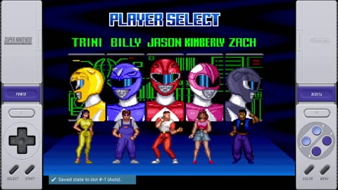 Mighty Morphin Power Rangers - Snes - Area 1