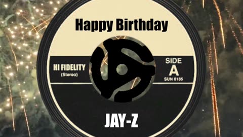 HAPPY BIRTHDAY to JAY-Z