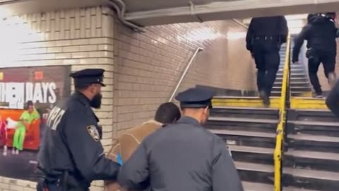 Man Arrested After Shoving Woman into Moving NYC Subway Train