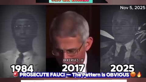 Anthony Fauci of the World Homicide Organization