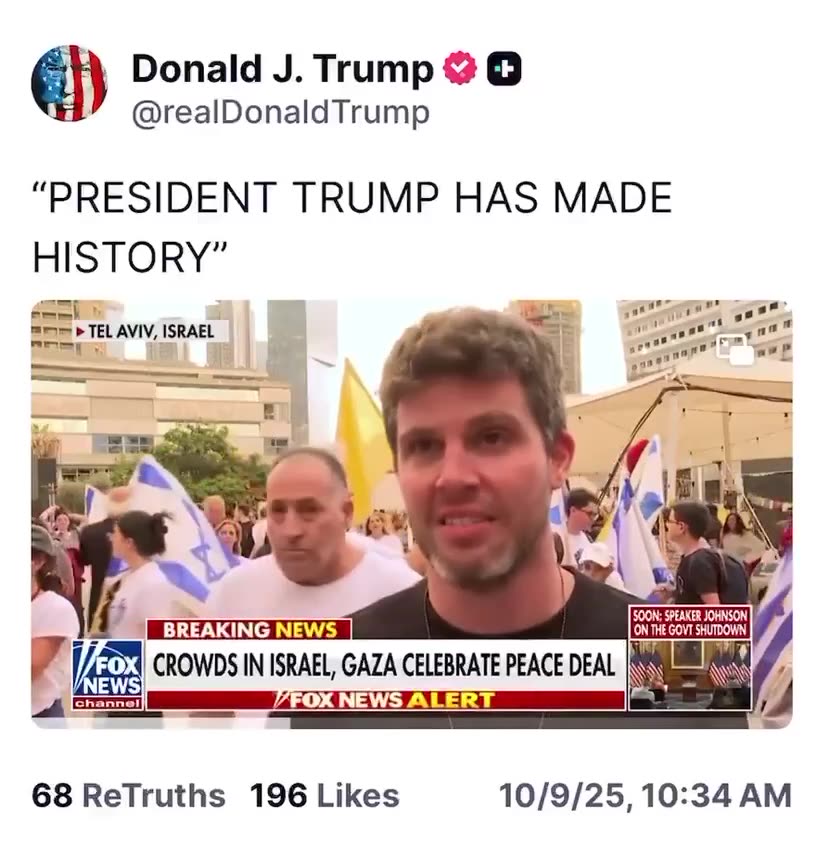 Donald J. Trump @realDonaldTrump PRESIDENT TRUMP HAS MADE HISTORY