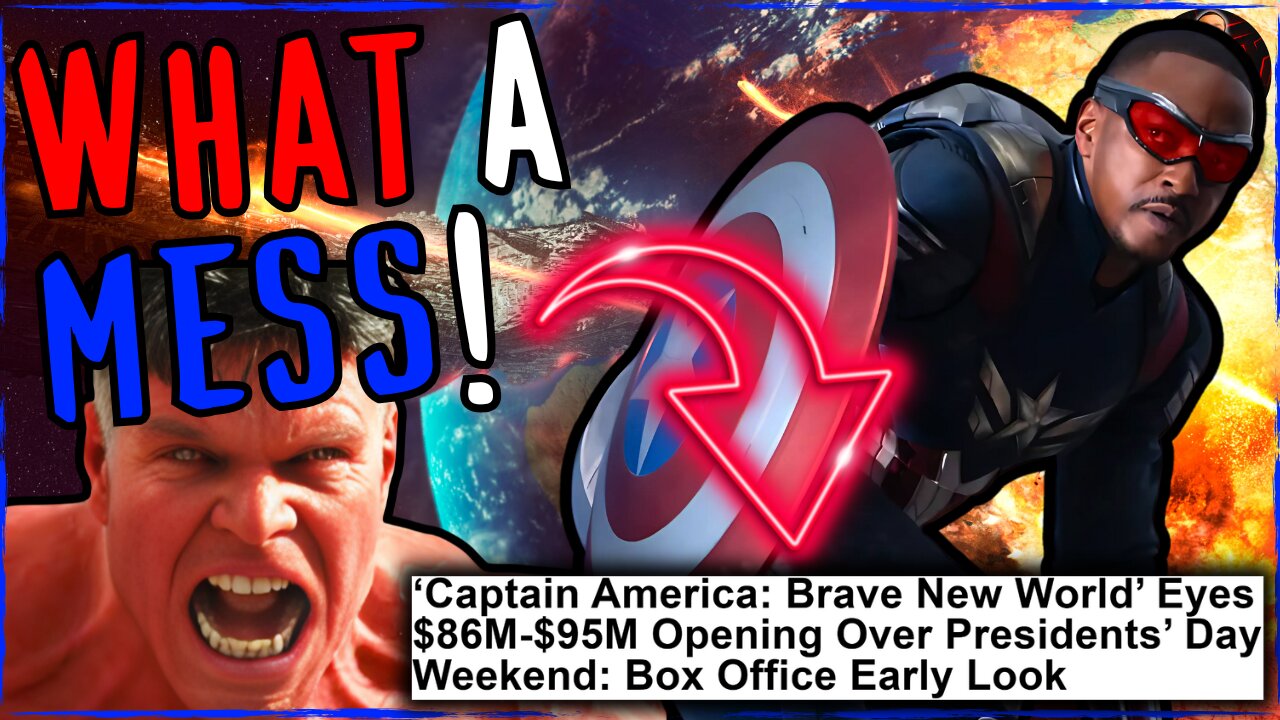 Captain America Projected to BOMB! Brave New World Costs Marvel BIG!