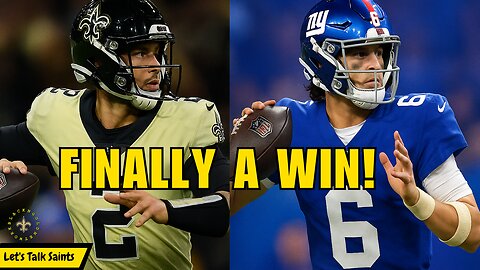 This Is the Week! Saints Break Through vs Giants | NFL Week 5