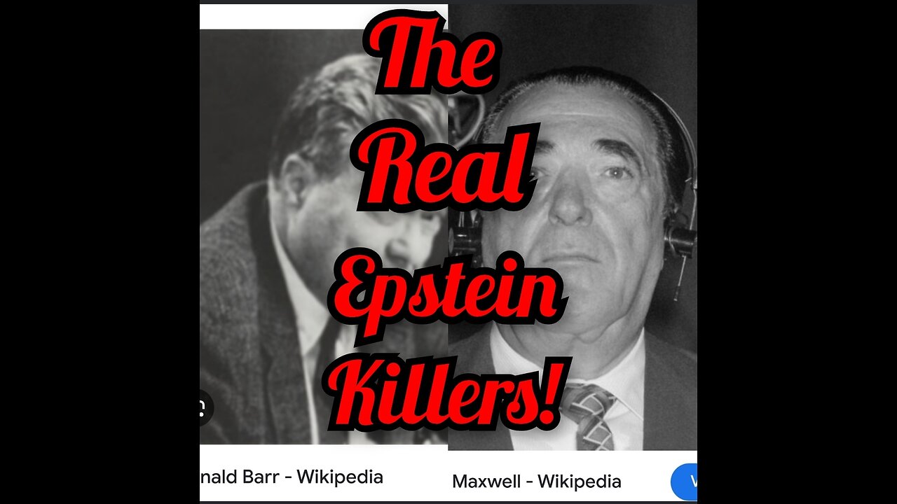 Bill Barr's dad Donald Barr, Israelis head that had Epstein killed. Heck of a rabbit 🐇 hole 🕳 Benny Johnson