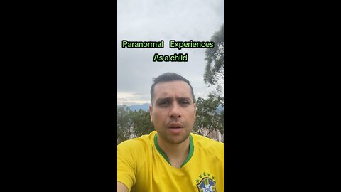 Paranormal activity as a kid