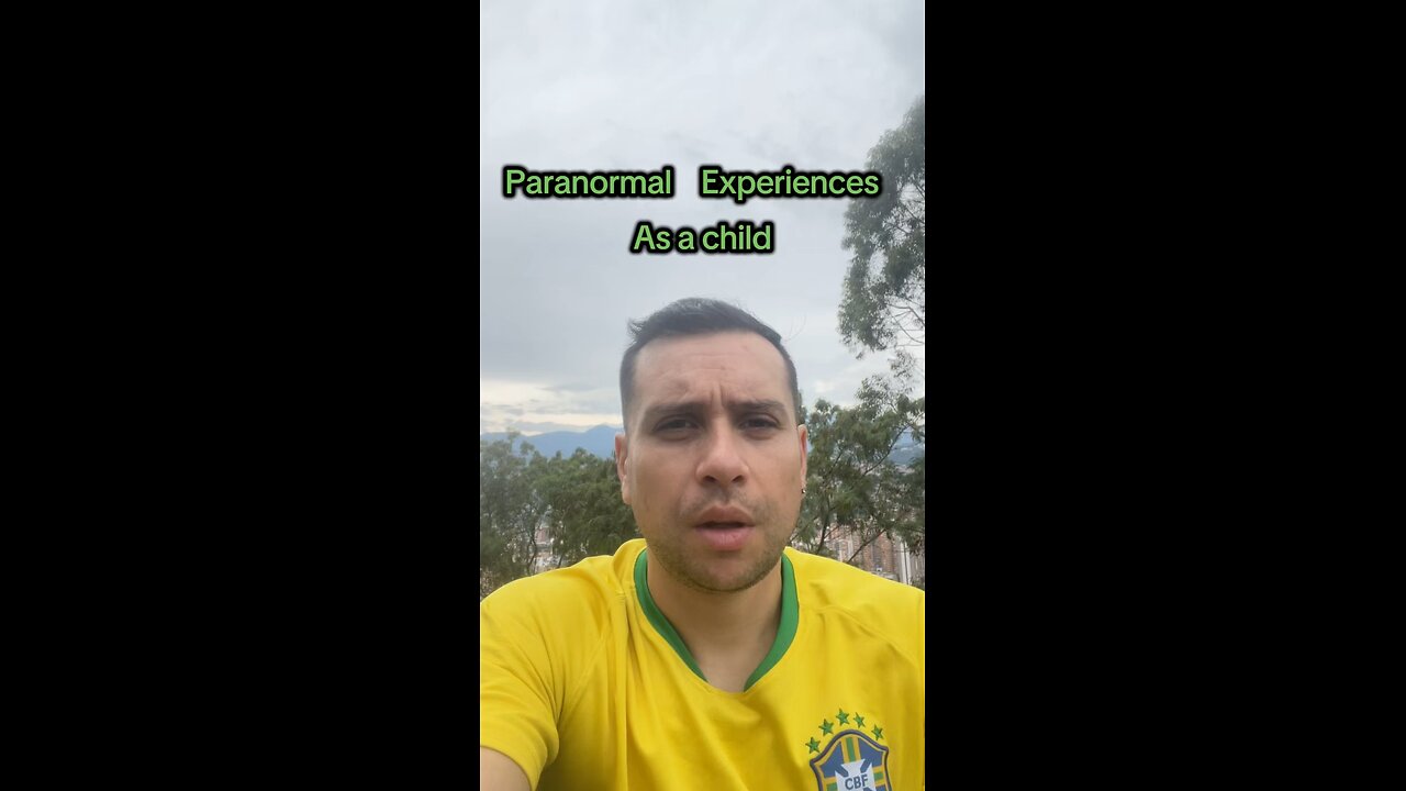 Paranormal activity as a kid