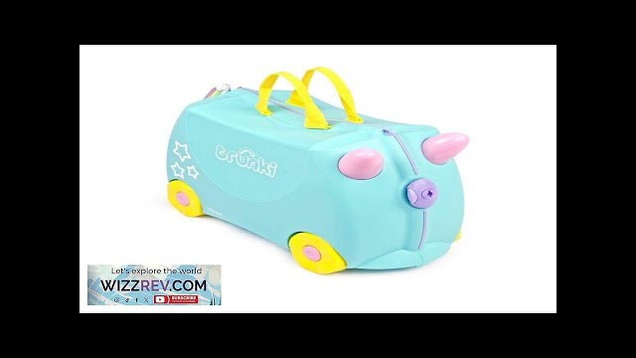 Trunki Ride On Luggage Suitcase Unicorn Review