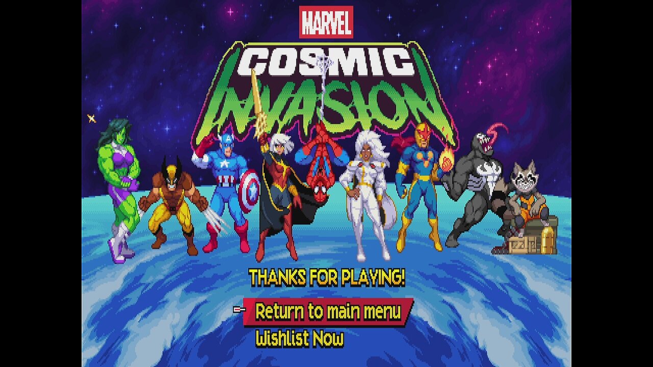 Marvel's Cosmic Invasion Demo And The 9 Playable Characters. With Commentary.