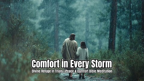 Comfort in Every Storm | Peace & Comfort Bible Meditation | Scripture for Trials & Hardship #jesus