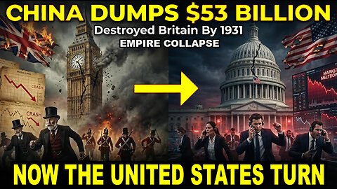 China's $53 Billion U.S. Treasury Dump - Same Move That Destroyed The British Empire By 1931