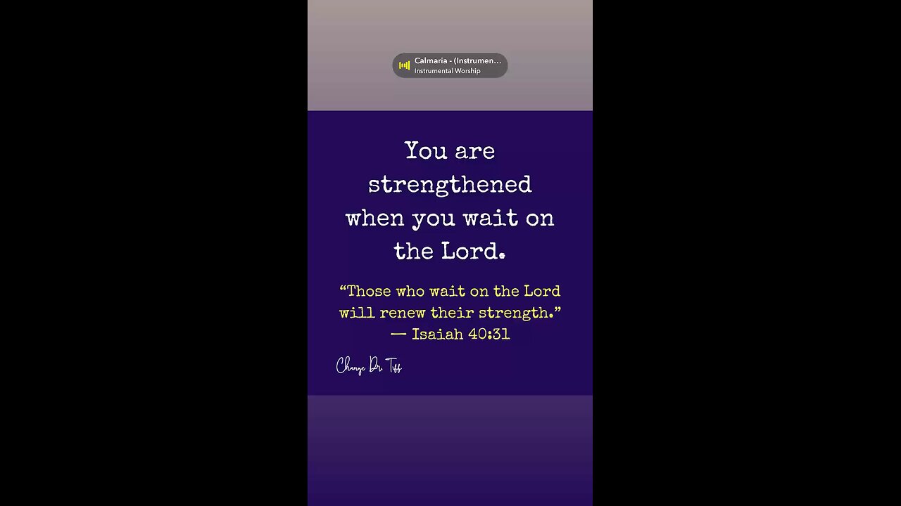 Wait on Him