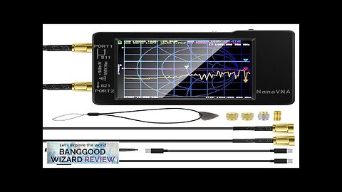 Original Hugen Version 2.8 Inch NanoVNA-H Vector Network Antenna Analyzer 10KHz-1.5GHz MF Review