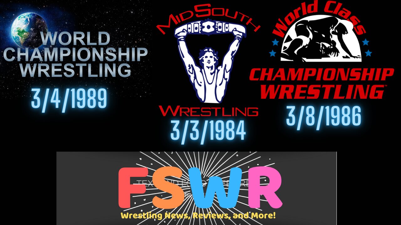 NWA WCW 3/4/89, Mid-South Wrestling 3/3/84, WCCW 3/8/86 Recap/Review/Results