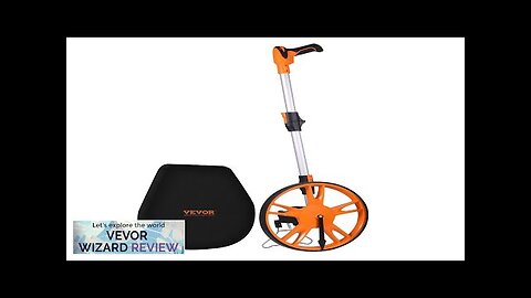 VEVOR Measuring Wheel in Feet 12.5 in Wheel Diameter 39.37-15.75 in Telescoping Review