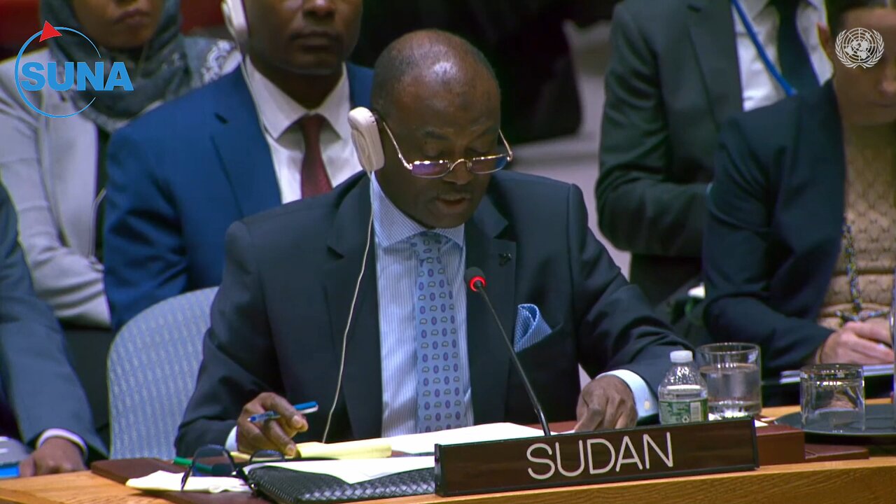 Al-Harith presents Sudan's statement before the UNSC in light of the RSF massacres in El Fasher