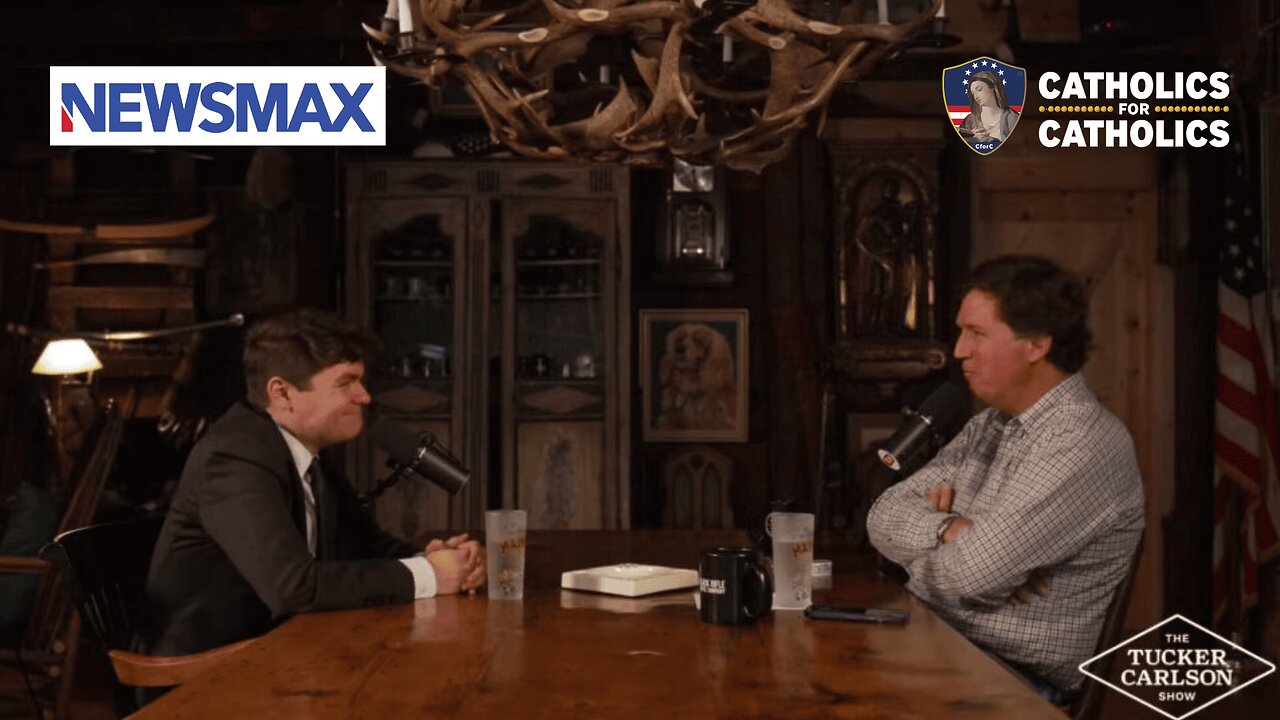 Catholics React to the Tucker Carlson/Nick Fuentes Israel Controversial Podcast on Newsmax.