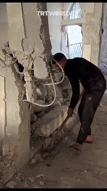 Palestinians begin restoring Gaza’s historic Great Mosque