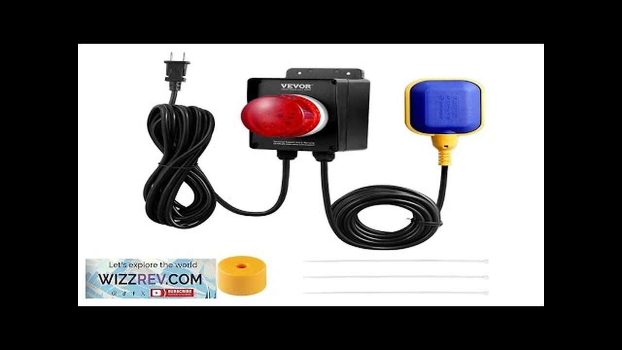 VEVOR Sump Pump Alarm With 16.4ft Level Float Switch Loud Alarm LED Review