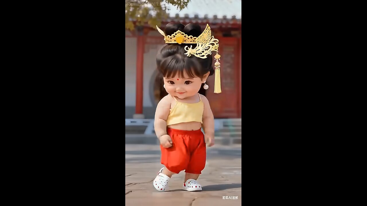 cute baby dancing