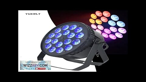 YUERLT 18x10W RGBWA 5 in 1 LED Par Light Wash Light Disco Review