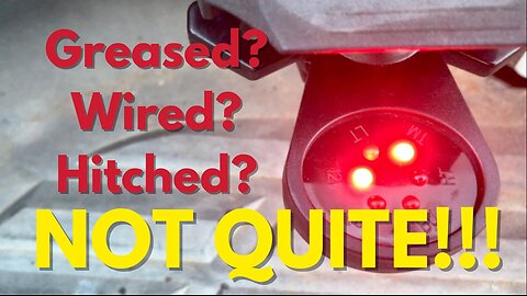 Getting My Trailer Ready (Sort Of) | Greasing Axles, Wiring Issues & Brake System Install