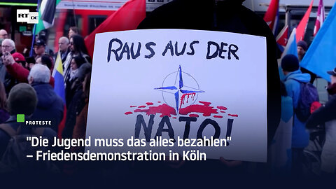 "Die Jugend muss das alles bezahlen" – Friedensdemonstration in Köln