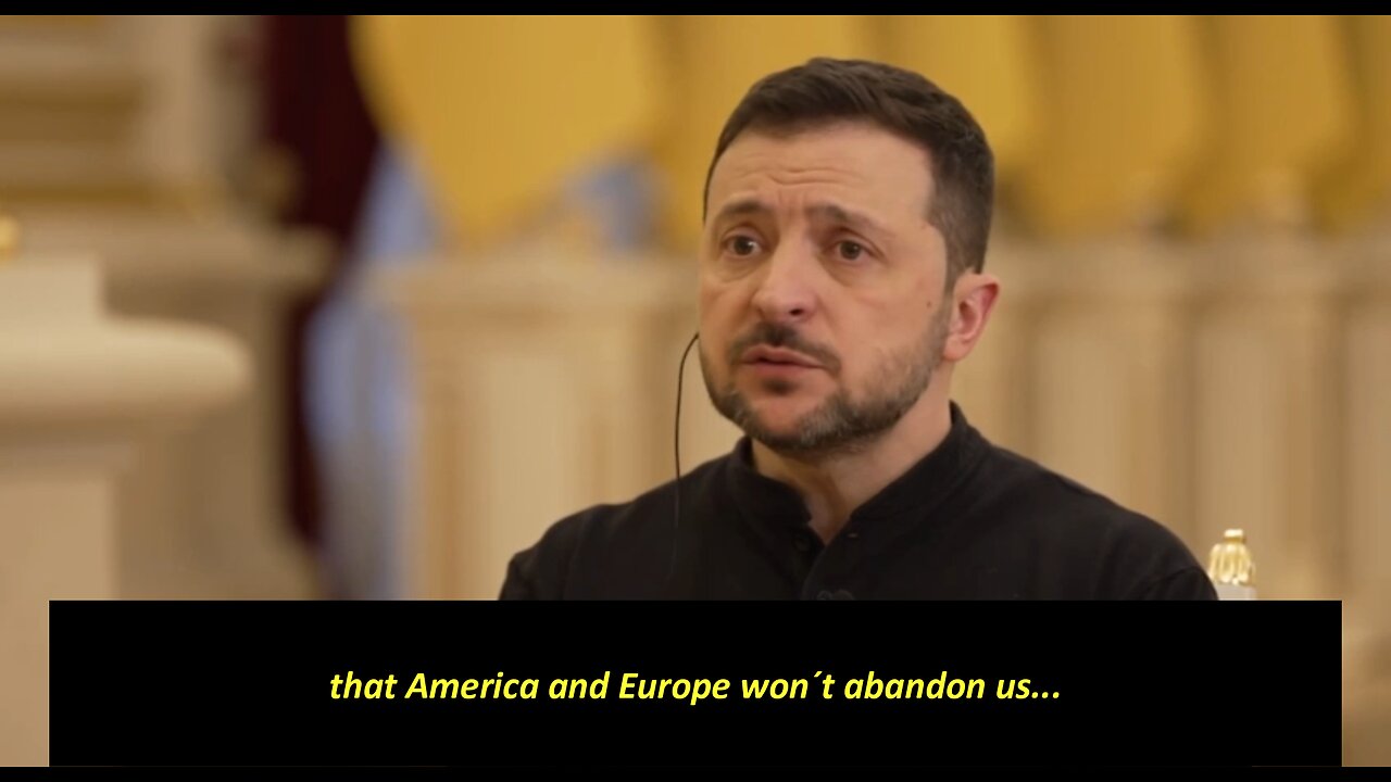 Zelensky: I'm ready for any kind of negotiations with Putin, if Europe & US won't abandon us