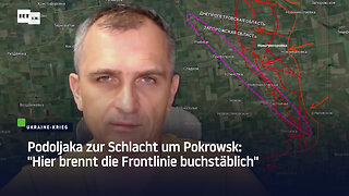 Podoljaka zur Schlacht um Pokrowsk: "Hier brennt die Frontlinie buchstäblich"